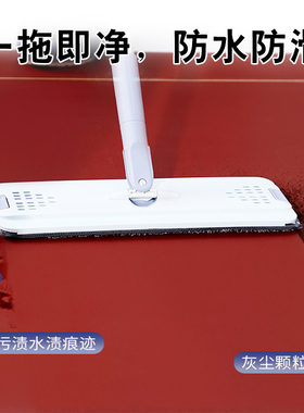 中式入户门地垫门垫红色地毯喜庆大门口垫子防滑防水脚垫可擦洗pv