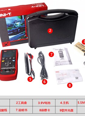 优利德UT611/UT612 手持式LCR数字电桥测试仪 电桥表 电容电感表