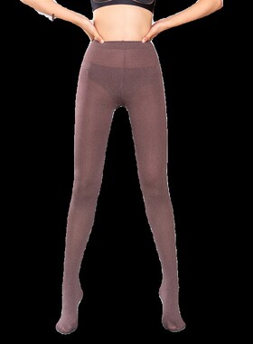 欧仕尚OS6310圆点花灰纱连裤袜打中厚款秋季复古麻灰色小圆点连裤