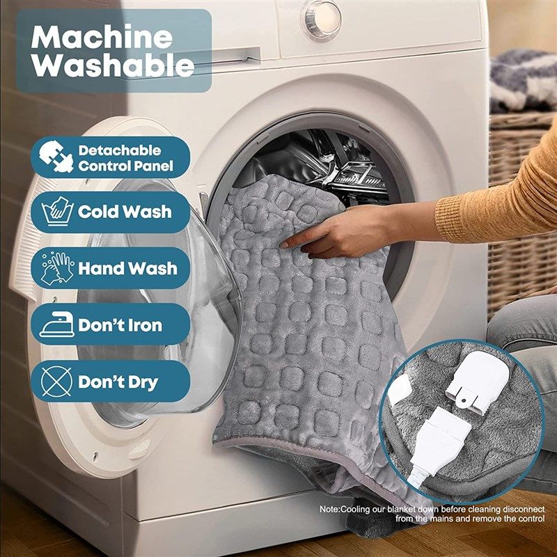 暖身电热毯双人家用可盖暖身可水洗无安全辐射护膝盖腿单人沙发毯