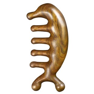 女红檀经络梳梳子按摩梳经脉血檀木神器头部檀木梳头部筋络梳头皮