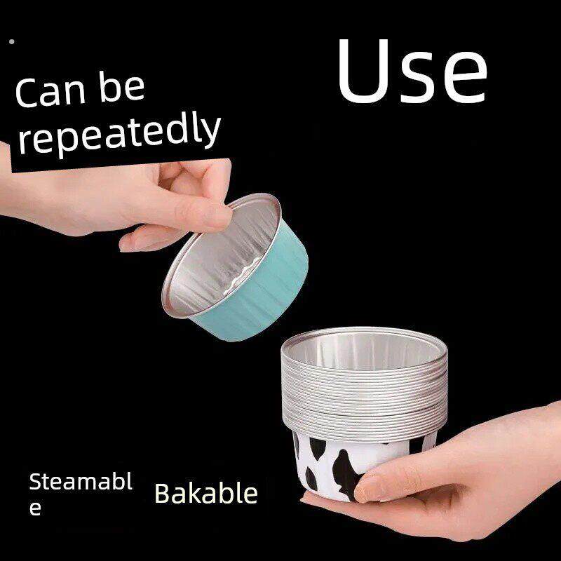 空气炸锅锡纸盒烧烤专用铝箔杯烤箱家用烤鸡蛋牡蛎圆形小锡纸碗杯