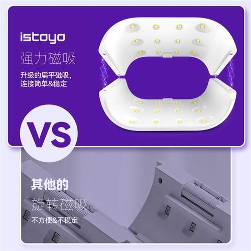 UV手工双面紫外线固化灯滴胶DIY制作双光源LED灯珠美甲不黑手烤灯