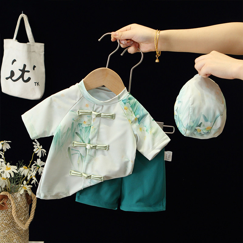 儿童泳衣套装2024新款男童短袖分体式游泳装宝宝沙滩衣服童装泳裤,童装/婴儿装/亲子装,泳衣裤,淘宝优惠券,粉丝福利购,淘宝优惠卷