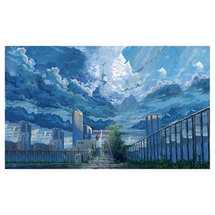 新海诚系列动漫海报天气之子二次元壁纸你的名字宿舍卧室超大墙贴