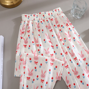 女童防蚊裤夏装2023新款洋气时尚宽松休闲裤儿童薄款夏季女孩裤子