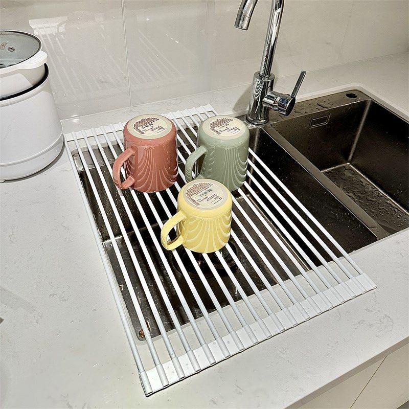 水槽水池可折叠沥水架厨房专用洗碗碟沥水篮伸缩洗菜沥水垫置物架,厨房/烹饪用具,水槽置物架,淘宝优惠券,粉丝福利购,淘宝优惠卷