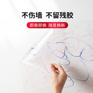 墙面防水贴膜防脏挡板护板贴板墙膜防踢墙壁透明护墙膜白墙保护板