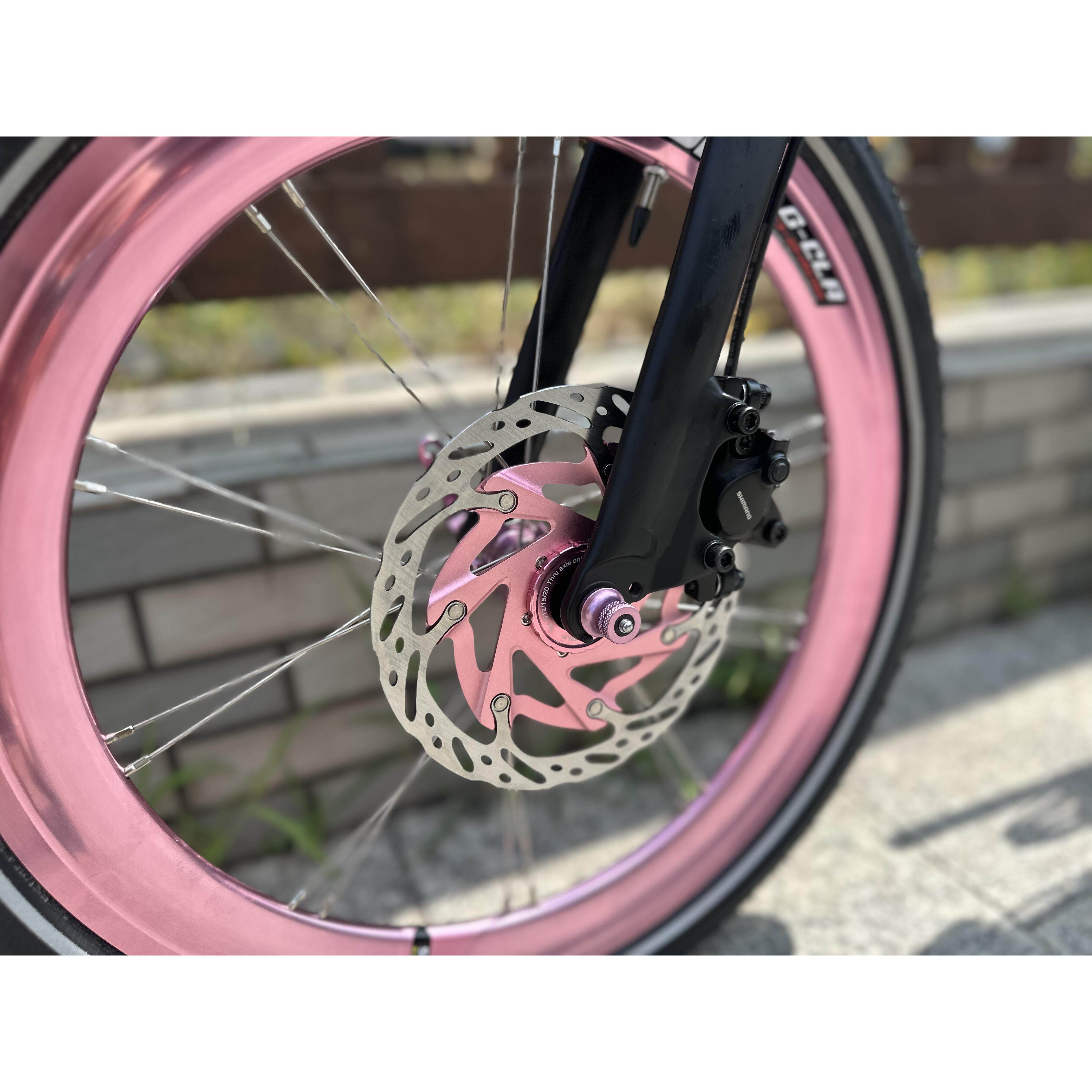 折叠车改装浮动碟片 六钉碟煞盘 自行车登山车煞车片160MM