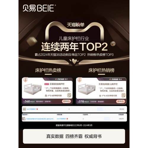 贝易彩虹床围栏护栏宝宝防摔加高儿童床边护栏围栏婴儿防护栏床上