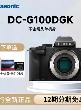 Panasonic/松下 DC-G100DGKK微单电套机五轴防抖Vlog4K旅游相机