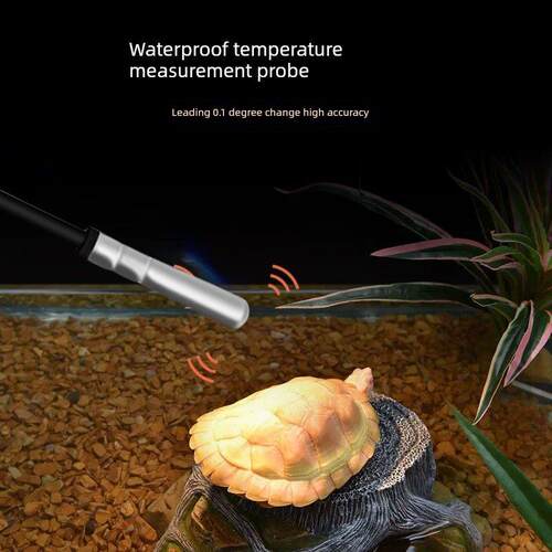 恒温器三显示加热鱼缸爬行动物宠物温度自动插座控制器爬行动物繁