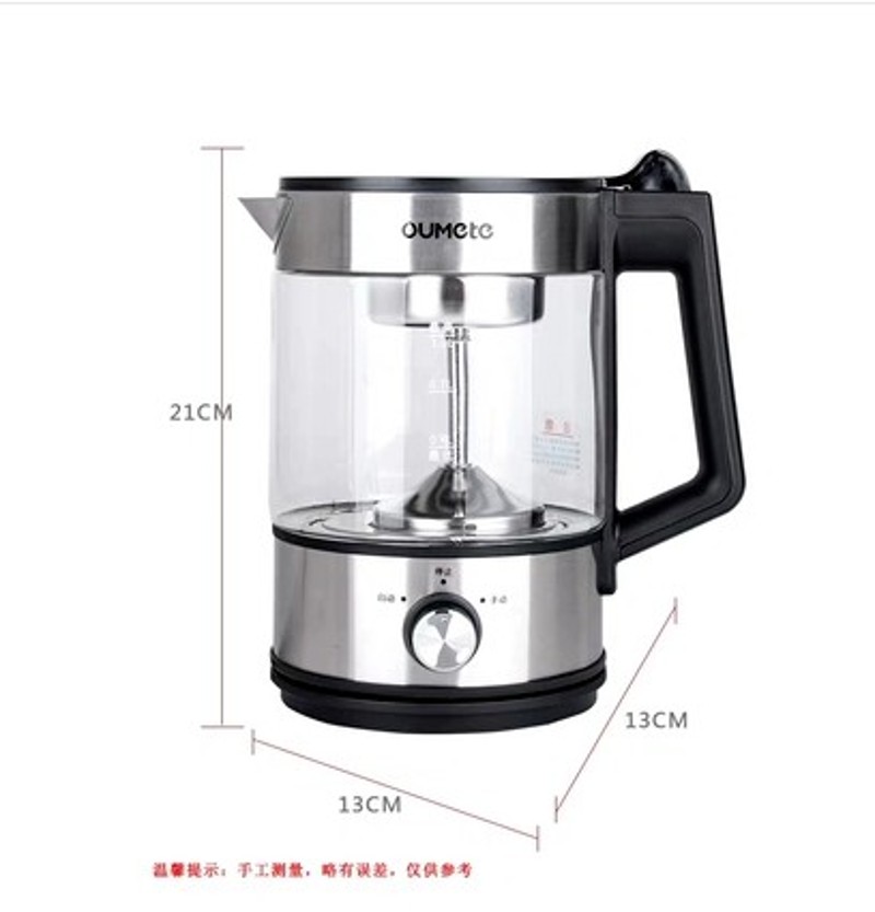 三代升级欧美特10KG蒸汽煮茶器黑茶煮茶壶全自动玻璃电热烧水壶