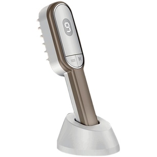 头皮按摩梳红光生发仪激光梳头皮上药器头皮护理红光生发液导入梳