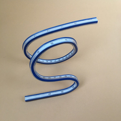 蛇形尺可弯曲定型任意角度曲线尺蛇型绘图设计软尺30 40 50 60cm