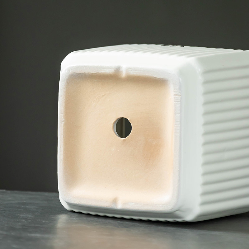 北欧简约吊兰绿植专用盆带托家用黑白色四方透气盆栽办公桌植物盆,鲜花速递/花卉仿真/绿植园艺,花盆,淘宝优惠券,粉丝福利购,淘宝优惠卷