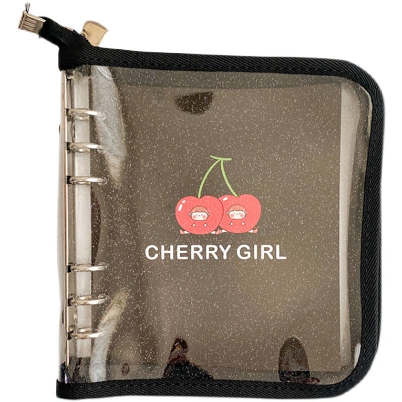 高颜值闪酷拉链外壳A6方形手帐本活页女心咕卡追星本学生笔记本,文具电教/文化用品/商务用品,手帐/日程本/计划本,淘宝优惠券,粉丝福利购,淘宝优惠卷