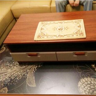 PVC木地板保护垫电脑椅垫子地板垫圆形转椅垫防划伤加厚透明地垫