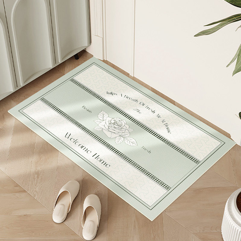 北欧皮革入户门地垫进门脚垫家用门厅垫子门口防滑防水门垫可裁剪,居家布艺,家用脚垫,淘宝优惠券,粉丝福利购,淘宝优惠卷