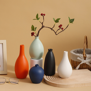 陶瓷花瓶绿植小摆件客厅插花电视柜开放格酒柜餐桌民宿家居装饰品