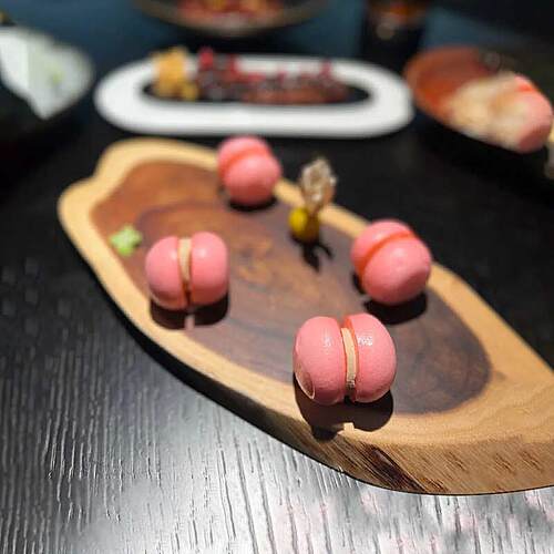 餐厅创意不规则相思木实木厚托盘法式西餐甜品摆盘木盘长条牛排盘