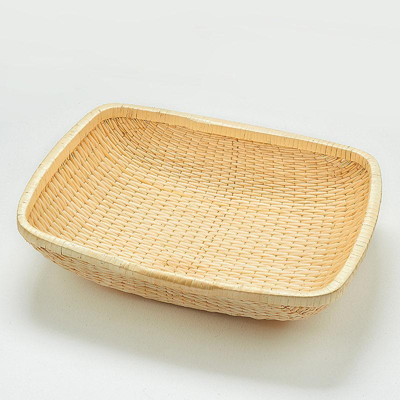 瓜子筐 炒货摆摊 竹编簸箕 笸箩竹编 炒瓜子筐 炒货工具 瓜子匡