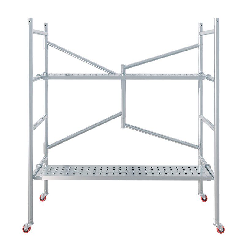 脚手架折叠升降平台加厚钢管多功能装修移动马凳活动架子厂家直销
