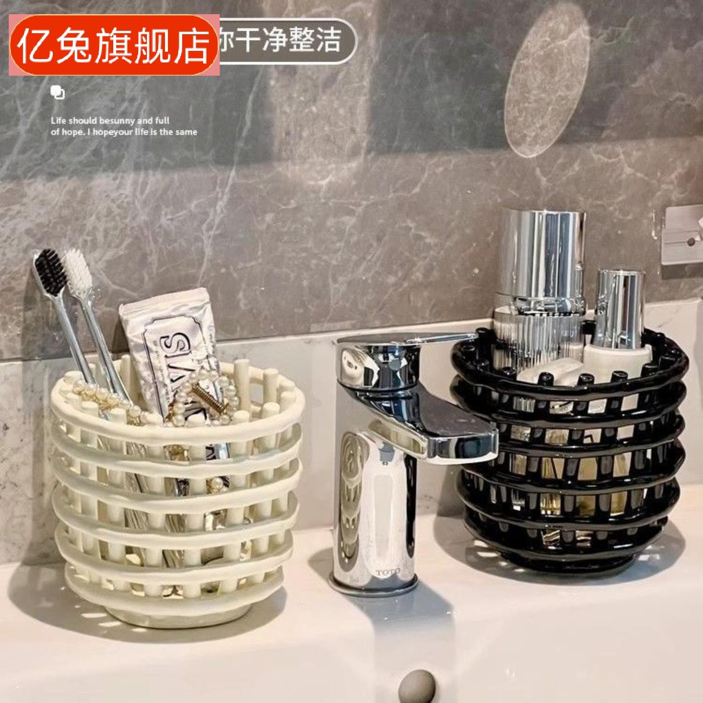 废弃洗脸巾收纳桶新款多功能浴室