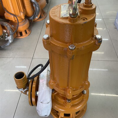 上海人民污水潜水泵50WQ15-15-1.5无堵塞污水泵灌溉排水380V1.5kw