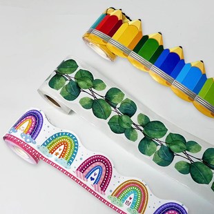 幼儿园黑板报装饰教室节日边框条班级文化环创背景墙张贴布置材料