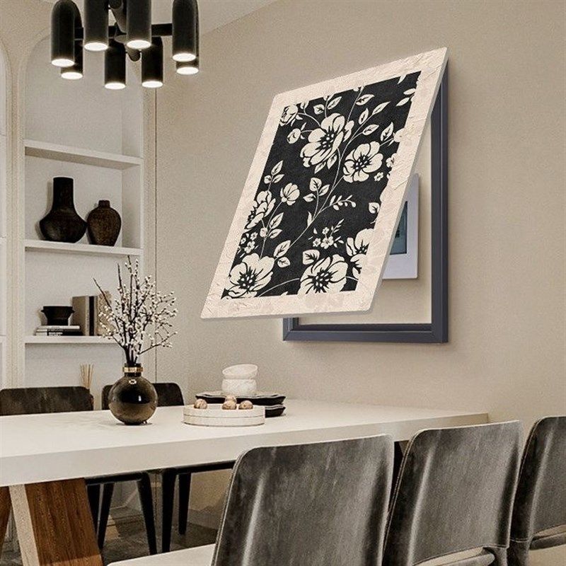 竖版电表箱遮挡装饰画配电箱九鱼复古法式挂画新款客厅装饰画遮丑,家居饰品,电表箱装饰画,淘宝优惠券,粉丝福利购,淘宝优惠卷