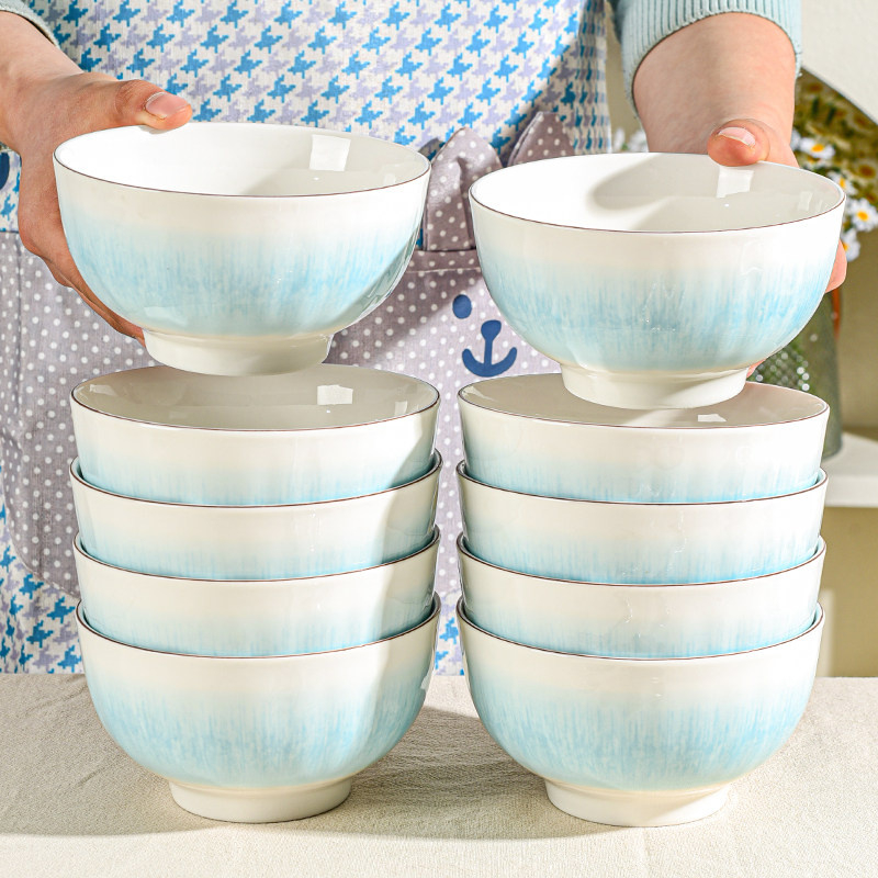 家用陶瓷米饭碗小号泡面碗早餐碗布丁碗耐高温餐具可微波炉适用碗,餐饮具,碗,淘宝优惠券,粉丝福利购,淘宝优惠卷