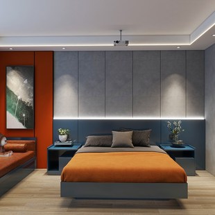 宾馆家具床标间全套定制精品酒店家具床板式公寓家具民宿衣柜定制