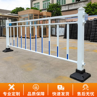 市政护栏道路隔离栏马路护栏交通城市公路锌钢围栏小区栏杆定制