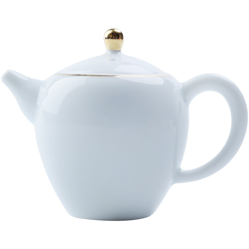 影青瓷茶壶陶瓷茶具小茶壶青白瓷功夫茶具红茶泡茶壶单壶西施壶