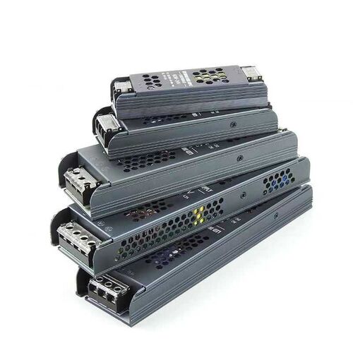 12v/24vled电源驱动开关低压长条超薄灯箱内置24v变压器黑金刚led