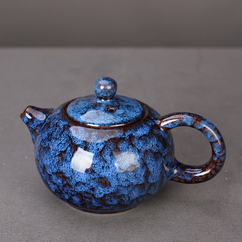 窑变茶壶家用陶瓷功夫茶具喝茶泡茶壶中号办公室会客西施壶单壶子