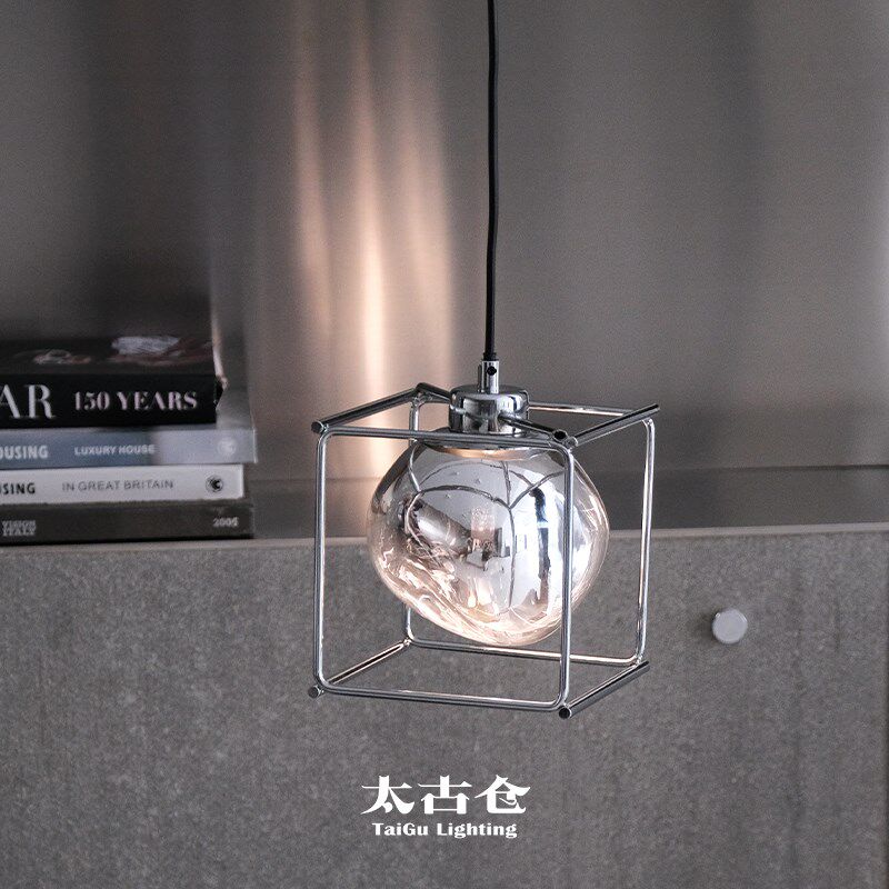 太古仓/极简艺术熔岩冰块玻璃餐厅吊灯玄关吧台卧室氛围感床头灯