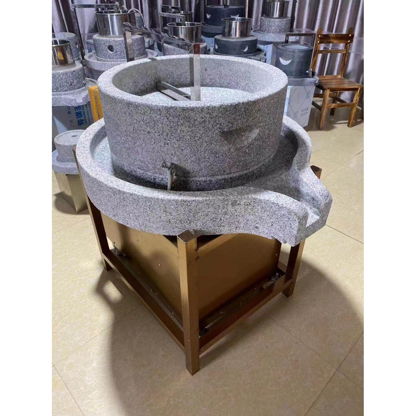 电动石磨商用拉肠粉机大型石墨米浆磨豆浆豆腐脑全自动芝麻糊家用