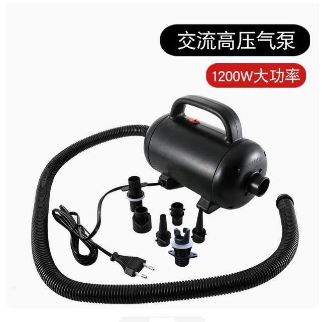高压电动打气泵打气机 橡皮艇橡皮艇 大型游泳池气筒220v1200w瓦