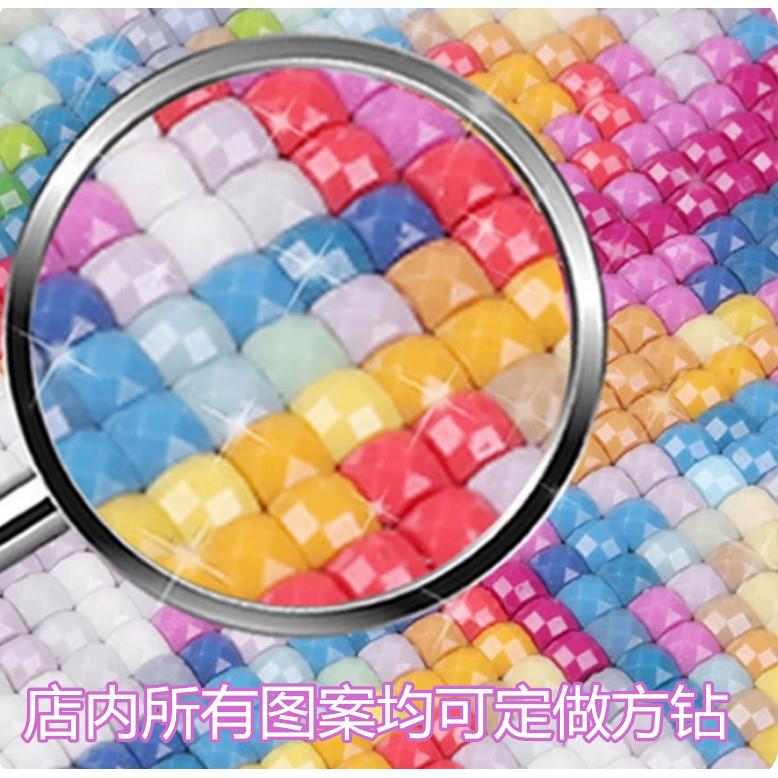 2023新款钻石画方钻真人照片定做diy满钻图片定制点钻十字绣图片