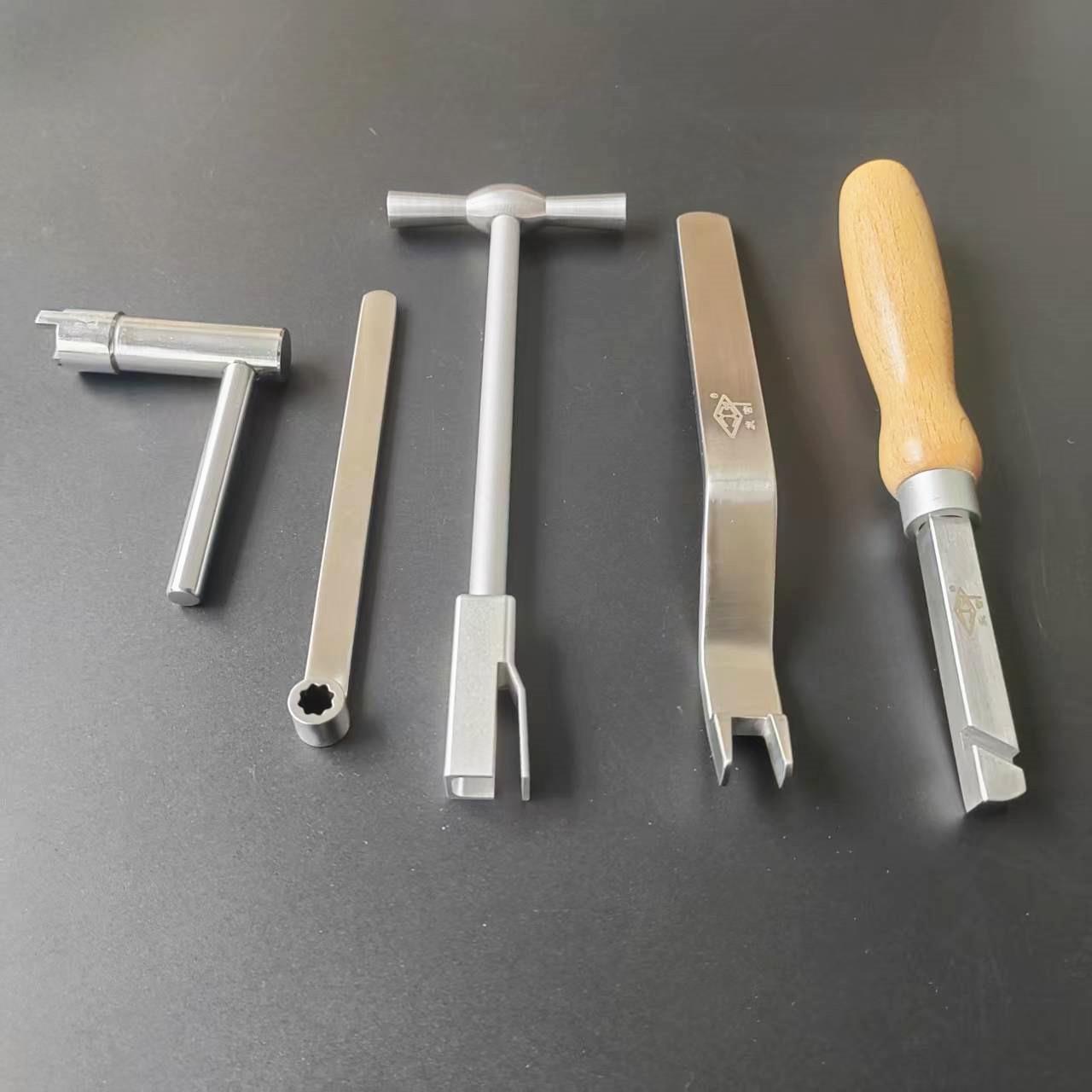 旋宫钢琴调律工具 三角琴调整工具 键架 轴架调节扳 托木调节扳