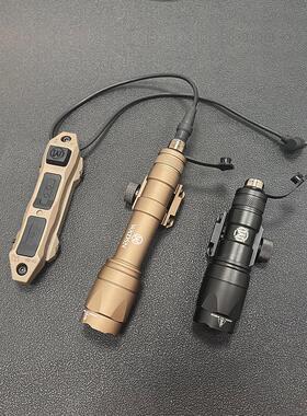 Wa战术沃森M300A/M600C手电筒铝合金640流明Sf线控鼠尾卡槽Peq-15