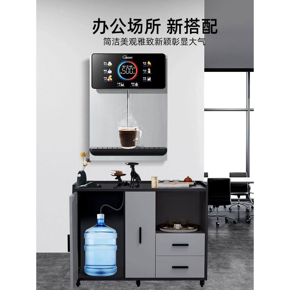 上海覆旦申花无水箱管线机家用厨房壁挂式直饮机自吸桶装水第三代
