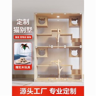 猫柜猫笼展示柜猫舍猫咪繁育柜宠物店寄养笼展示柜