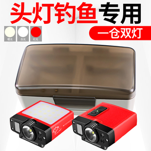 哈拿头灯钓鱼专用感应帽夹帽檐灯强光超亮头戴长续航夜钓上饵料灯