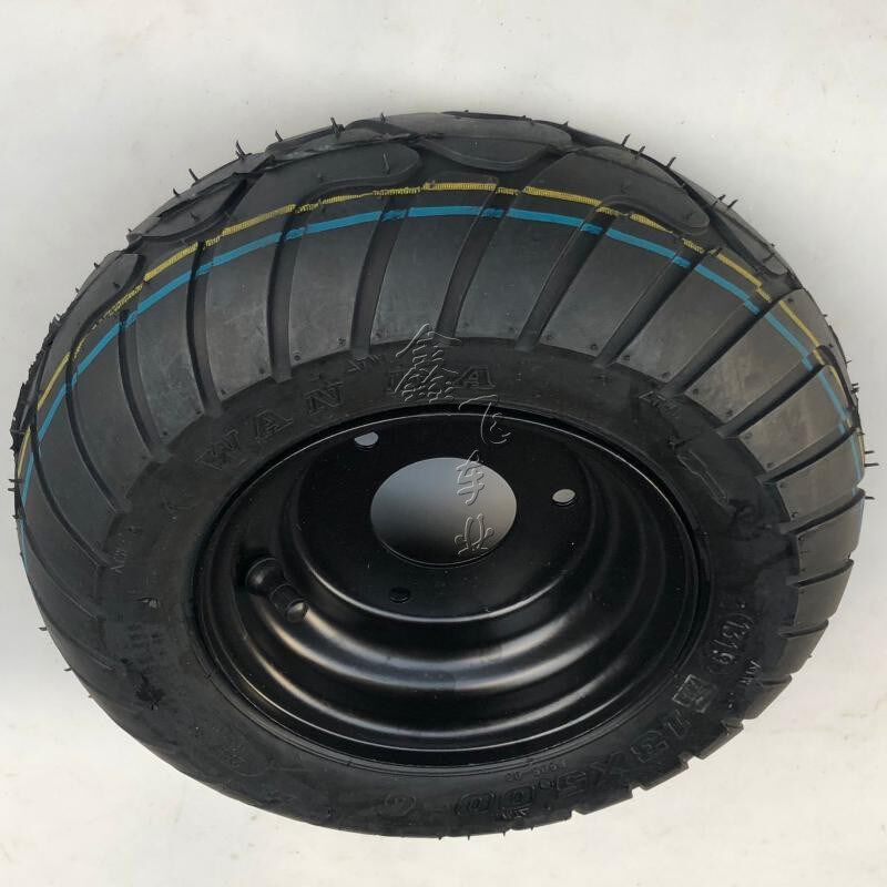 沙滩车卡丁车电动四轮车6寸轮胎13X5.00-6寸公路真空轮胎轮毂