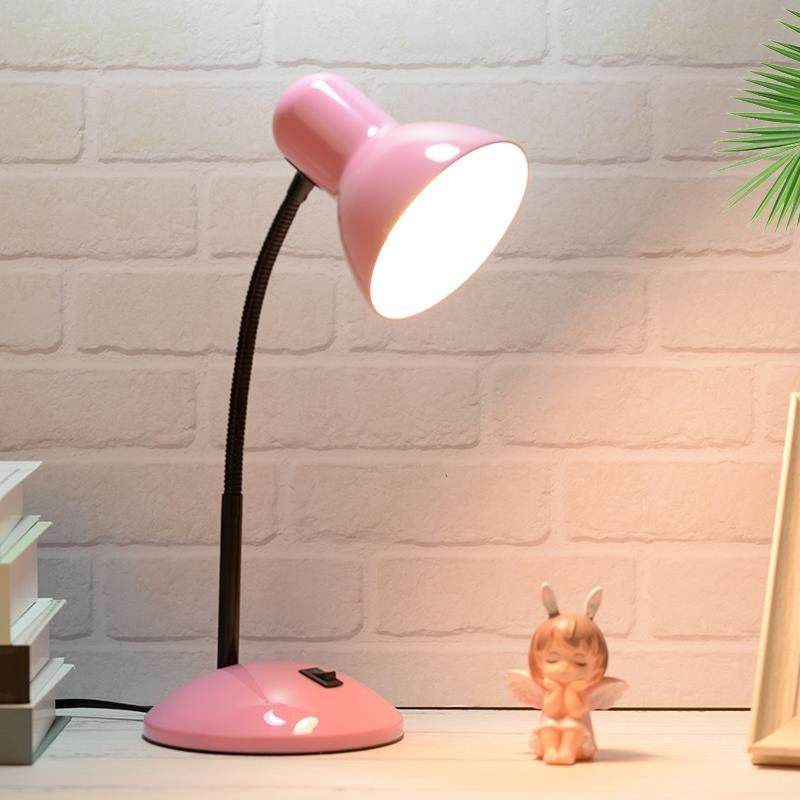 台灯学习专用护眼工作插电式书桌儿童宿舍老式e27螺口小灯写字灯