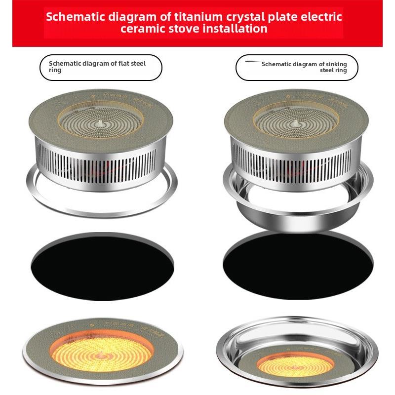 光明商用电陶炉嵌入式大功率圆形火锅店串串陶瓷砂锅用光波3000W