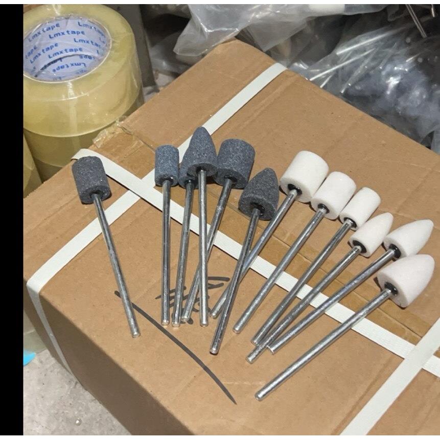 WA白刚玉A棕刚玉砂轮磨头150mm加长款 子弹头外露120mm 钢铁打磨